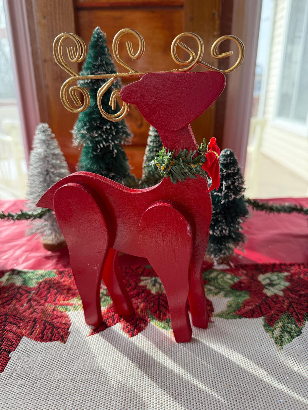 Christmas Reindeer Red Homemade