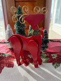 Christmas Reindeer Red Homemade
