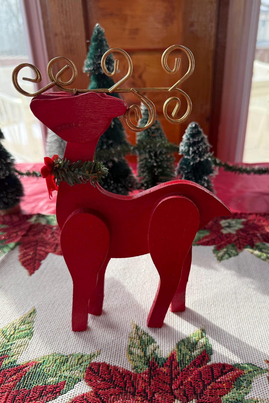 Christmas Reindeer Red Homemade